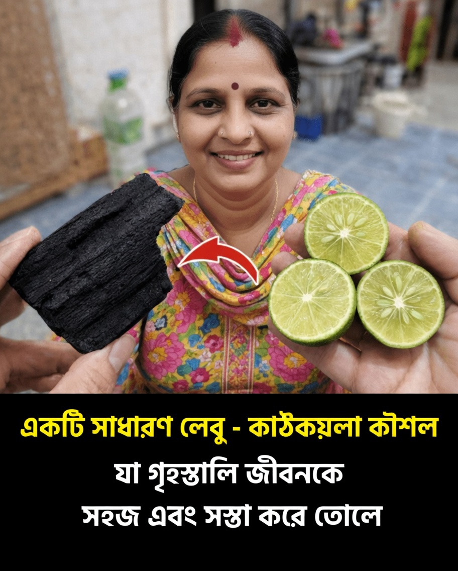 এই সহজ লেবু ও কাঠকয়লার ঘরোয়া কৌশলটি জানুন, যা দৈনন্দিন জীবনকে আরও সহজ ও সাশ্রয়ী করে তোলে