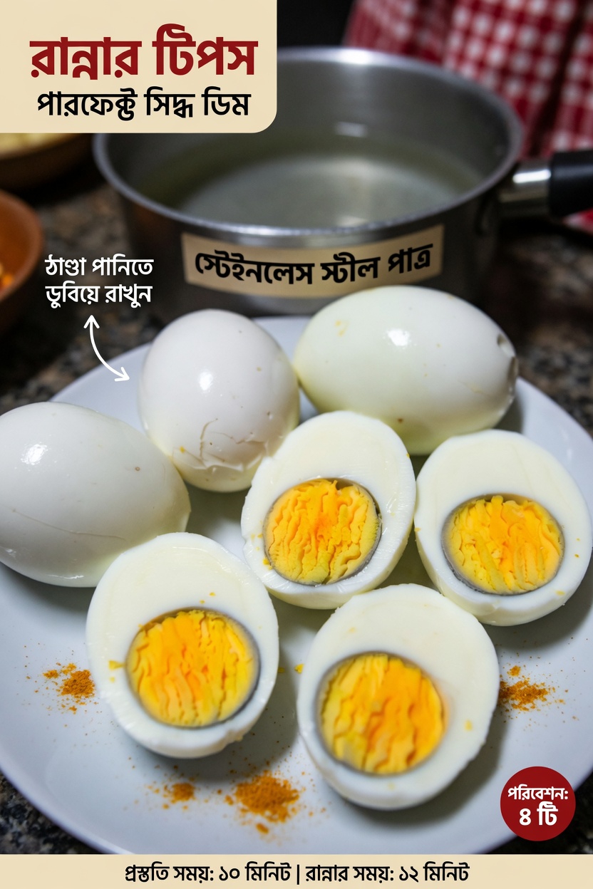 কঠিন সেদ্ধ ডিমের কুসুমের চারপাশে সবুজ রিং কেন দেখা যায়? এর আসল অর্থ কী