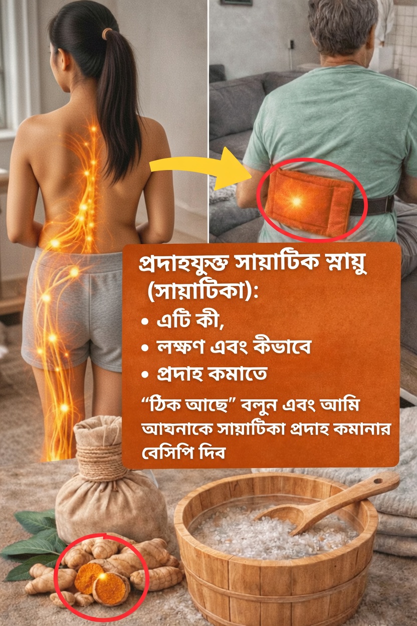 সায়াটিকা ব্যথা কী? সায়াটিক স্নায়ুর প্রদাহের লক্ষণগুলো বোঝা এবং এটি কমাতে সাহায্যকারী দৈনন্দিন পরামর্শগুলো