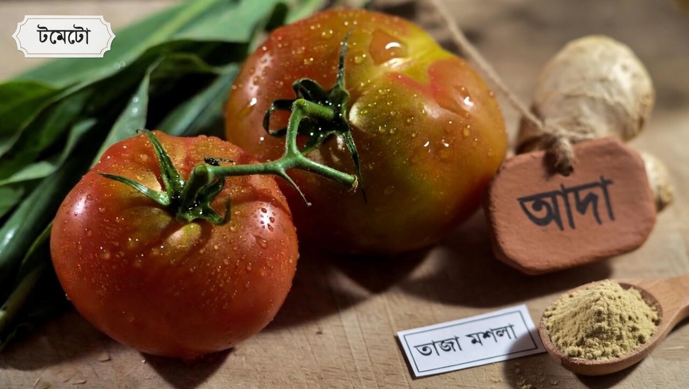 জানুন কীভাবে আদা ও টমেটোর একটি সহজ সতেজ পানীয় আপনার প্রাকৃতিক শক্তির মাত্রাকে সমর্থন করতে পারে