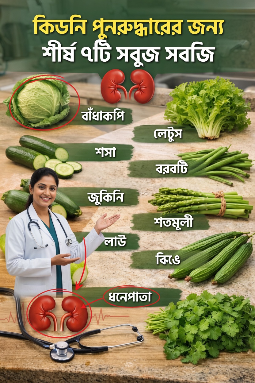 কিডনি-সহায়ক খাদ্যতালিকায় সবুজ শাকসবজি যোগ করার ৯টি বুদ্ধিমান উপায়