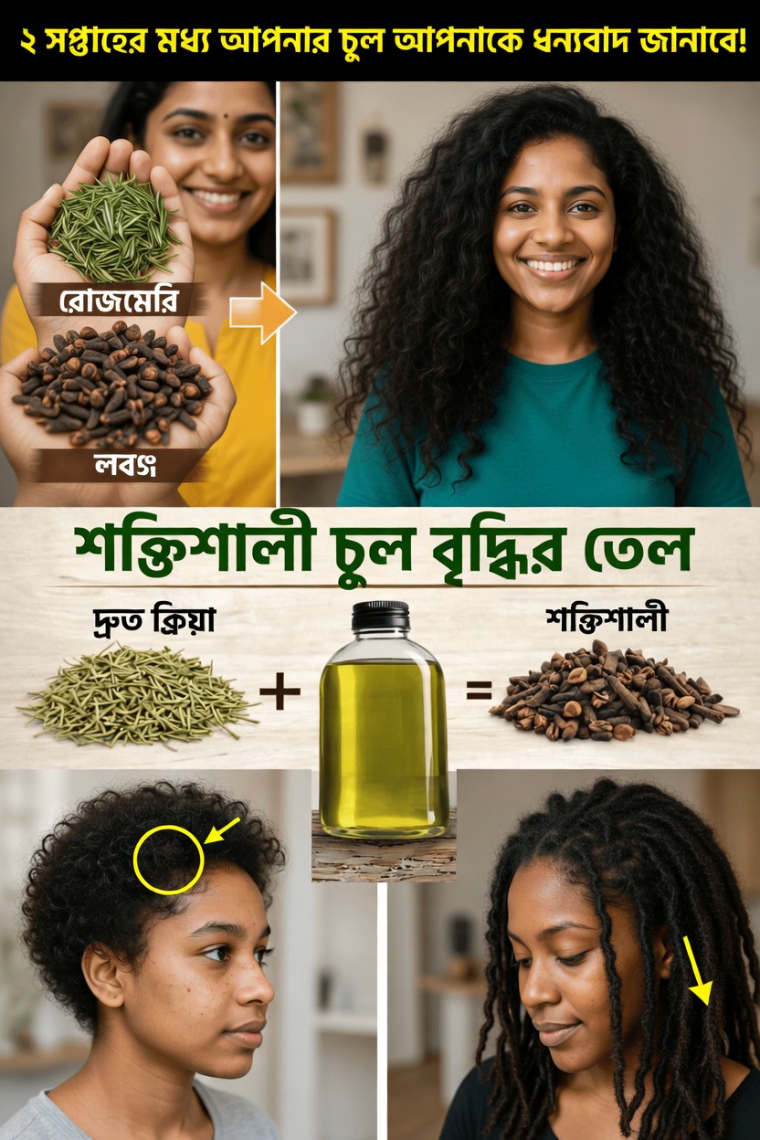 রোজমেরি ও লবঙ্গের জল কি অনেক প্রাপ্তবয়স্ক মানুষের উপেক্ষিত চুলের যত্নের অভ্যাস হতে পারে?