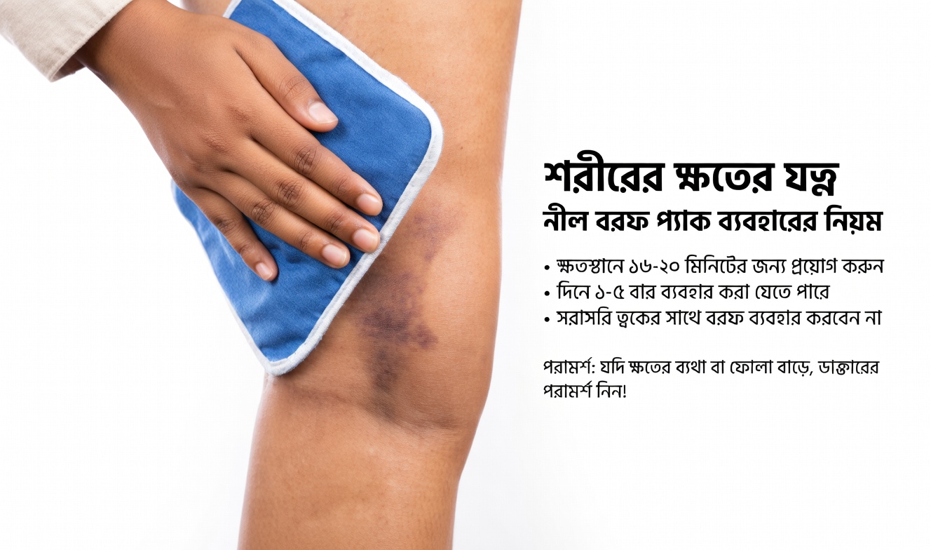 আপনার আঘাতের দাগের রঙ কী বোঝায়? আপনার শরীর যে সতর্কবার্তা পাঠাচ্ছে হতে পারে এটি