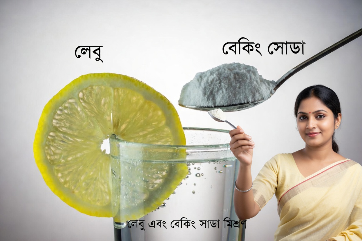 সকালে বেকিং সোডা ও লেবুর পানি: উপকারী অভ্যাস নাকি লুকানো ঝুঁকি?
