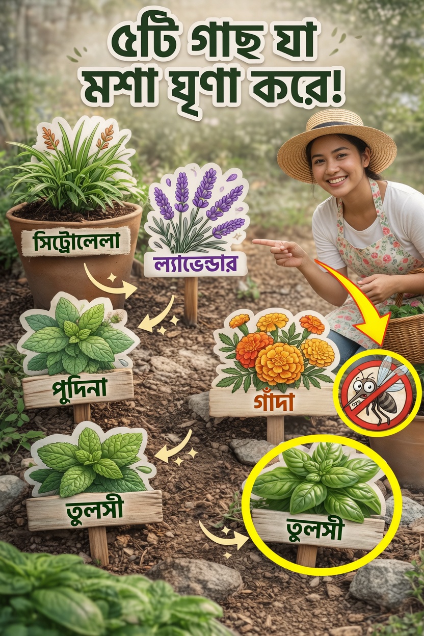 আজ রাতেই মশা থামাবেন? মেক্সিকোর অনেক বাড়ি যে ৫টি বাগানের গাছ ভুলে যাচ্ছে