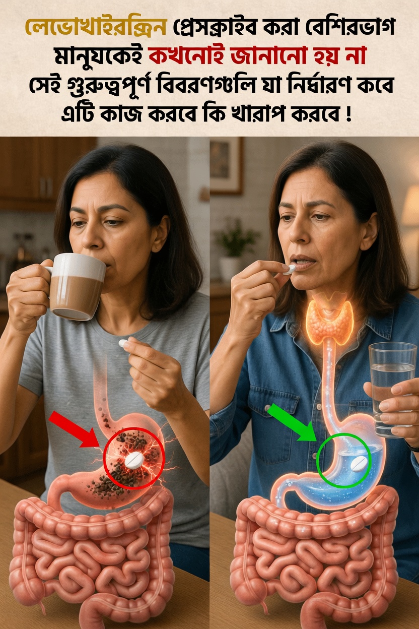 আপনি কি প্রতিদিন সকালে ভুলভাবে লেভোথাইরক্সিন খাচ্ছেন? অনেক রোগী যে অভ্যাসগুলো খেয়াল করেন না