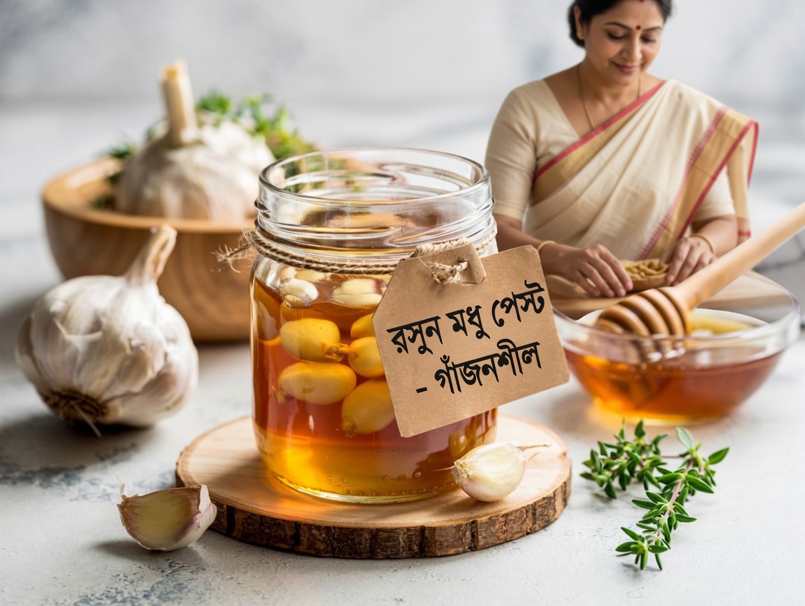 একটি বয়ামে মধু ও রসুন: একটি সহজ রান্নাঘরের অভ্যাস, যা অনেক বয়স্ক মানুষ আবার নতুন করে আবিষ্কার করছেন