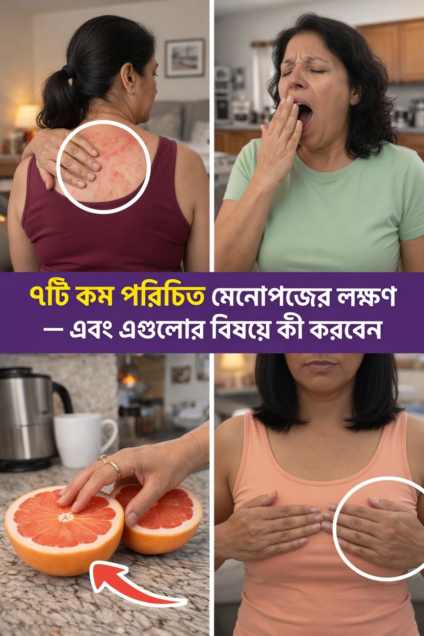 মেনোপজের ৯টি উপসর্গ যেগুলো অনেক নারী উপেক্ষা করেন এবং সেগুলো কমাতে সহায়ক দৈনন্দিন অভ্যাসগুলো