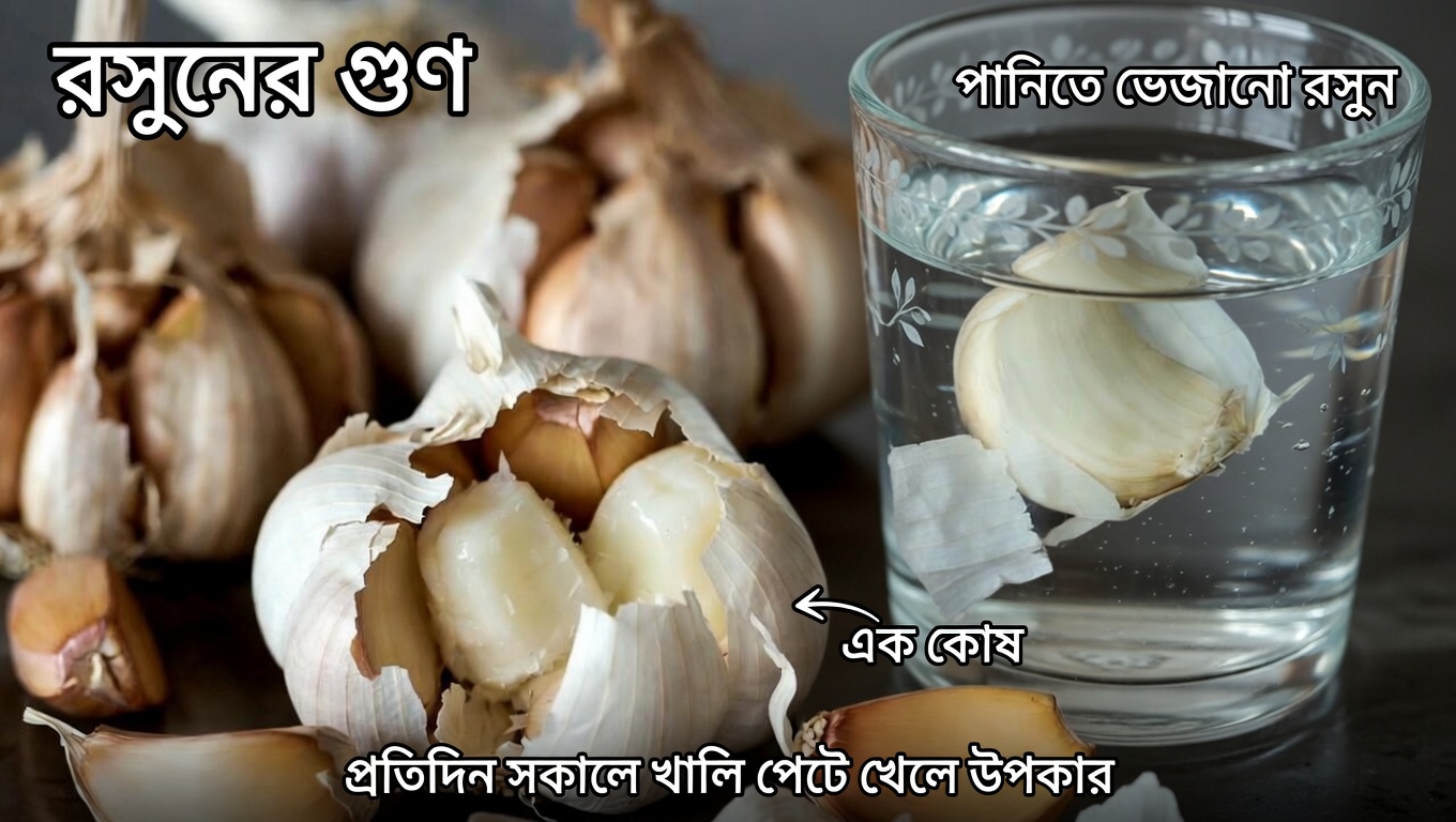 কেন এত মানুষ প্রতিদিন সকালে খালি পেটে রসুনের পানি পান করেন