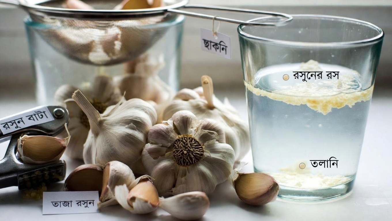 কেন এত মানুষ প্রতিদিন সকালে খালি পেটে রসুনের পানি পান করেন