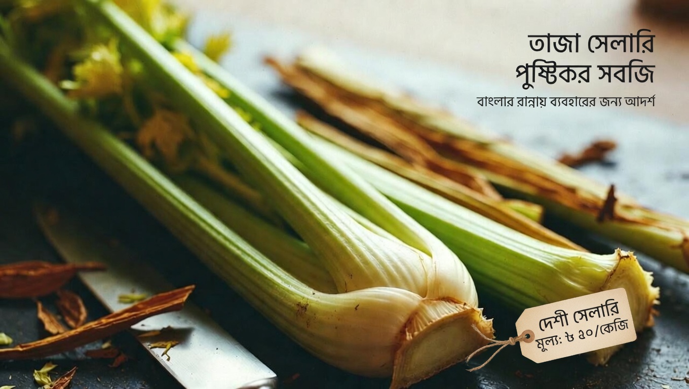 প্রাকৃতিক সুস্থতার রুটিনে সেলারি কেন আলাদা করে নজর কাড়ে