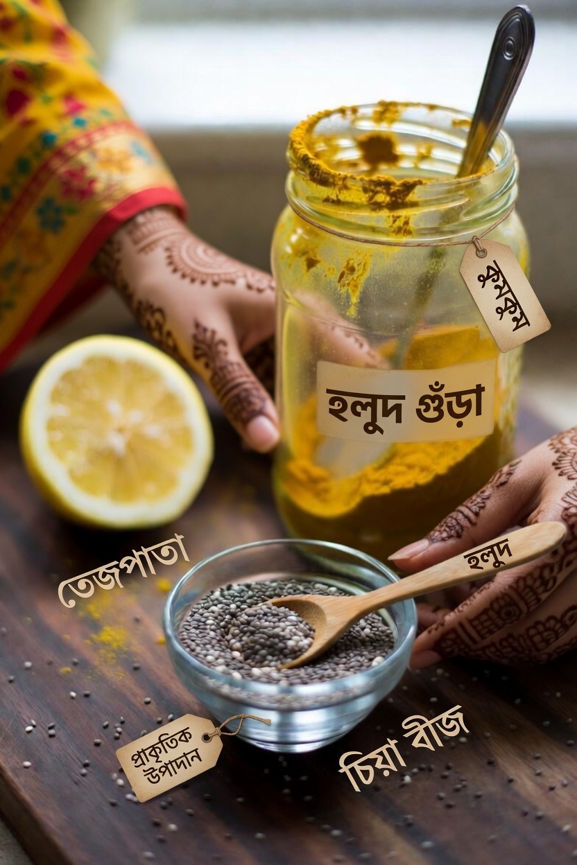 একটি সহজ সকালের অভ্যাস: হলুদ, লেবু, মধু এবং চিয়া বীজ দিয়ে তৈরি একটি সতেজ পানীয়ের অনুসন্ধান