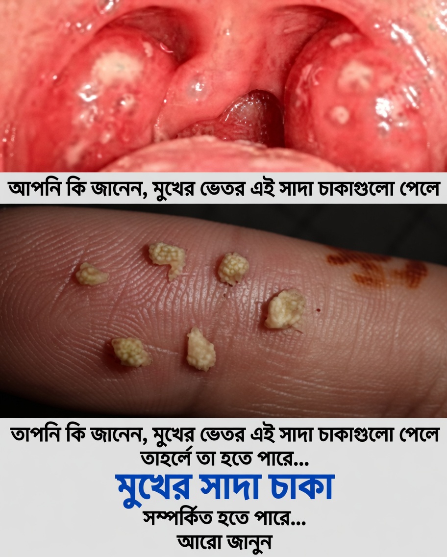 আপনার মুখের ভেতরের সাদা দানাগুলোর অর্থ কী হতে পারে এবং প্রতিদিনের কোন অভ্যাসগুলো চেষ্টা করা যেতে পারে তা জানুন