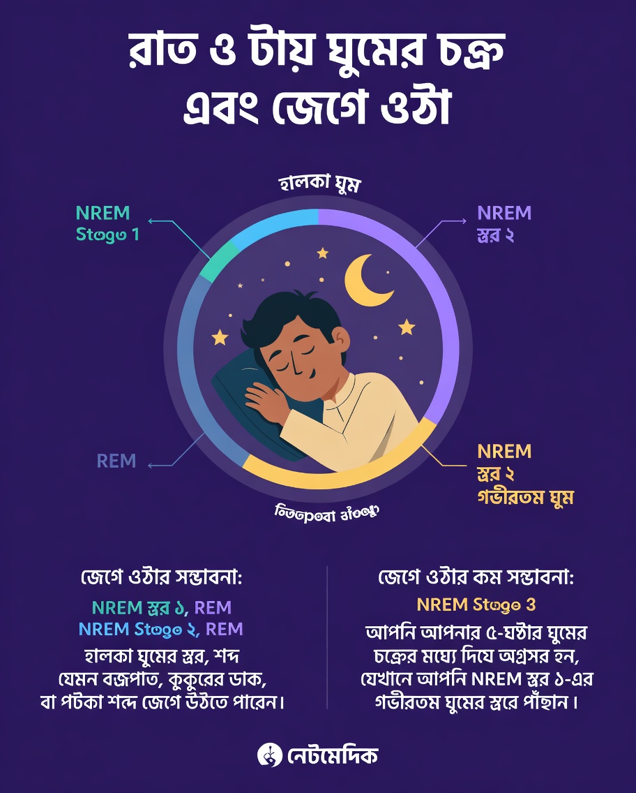 আপনি কেন প্রায়ই রাত ৩টা থেকে ৪টার মধ্যে জেগে ওঠেন? সাধারণ কারণগুলো এবং আরও ভালো ঘুমের সহজ উপায়গুলো বোঝা