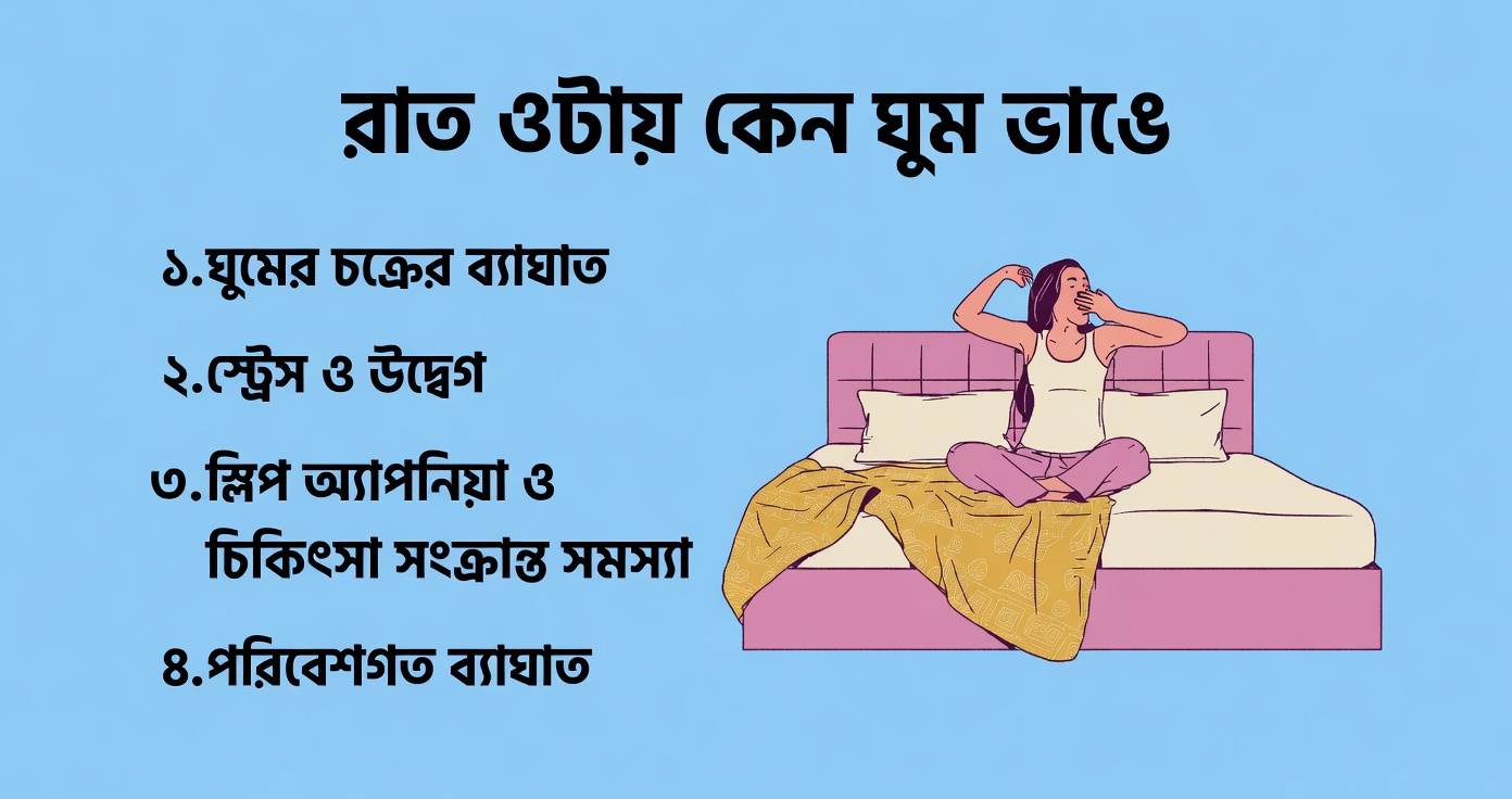 আপনি কেন প্রায়ই রাত ৩টা থেকে ৪টার মধ্যে জেগে ওঠেন? সাধারণ কারণগুলো এবং আরও ভালো ঘুমের সহজ উপায়গুলো বোঝা