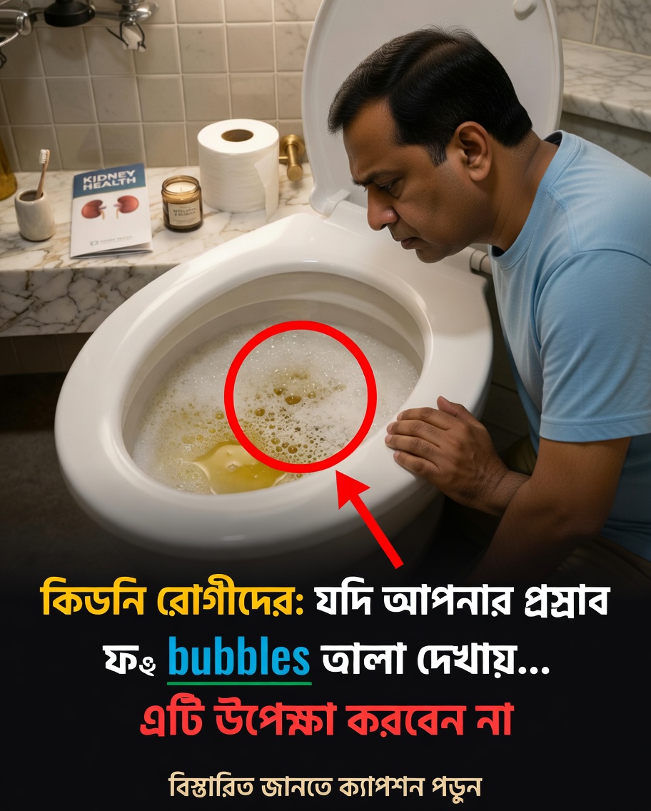 আপনার প্রস্রাব ফেনাযুক্ত দেখায় কেন? কিডনির স্বাস্থ্যের এই সাধারণ সংকেতটি বুঝুন