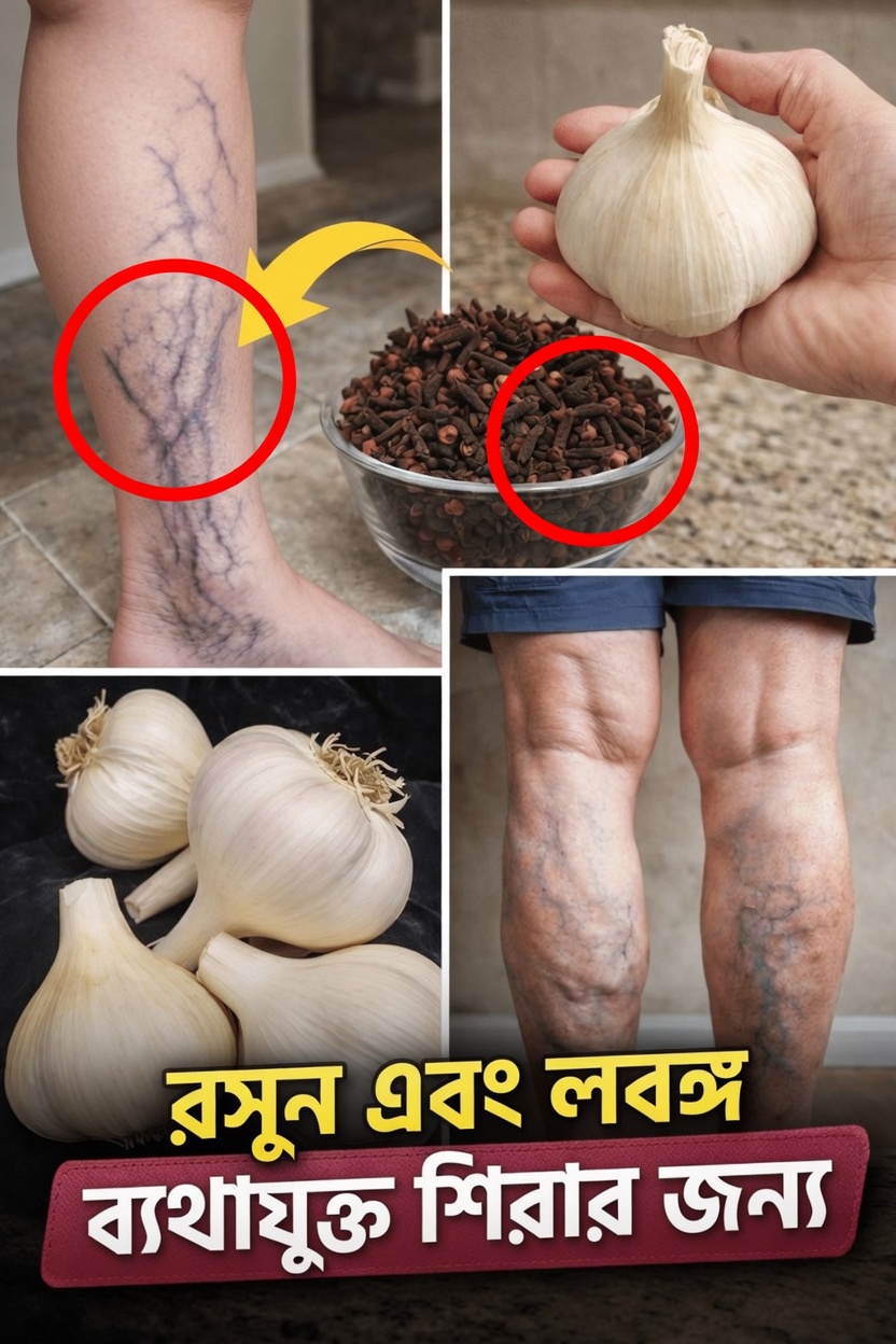 বাড়িতে রসুন ও লবঙ্গ ব্যবহার করার সহজ উপায় আবিষ্কার করুন, যা পায়ের আরাম ও রক্তসঞ্চালন সমর্থনে সহায়ক