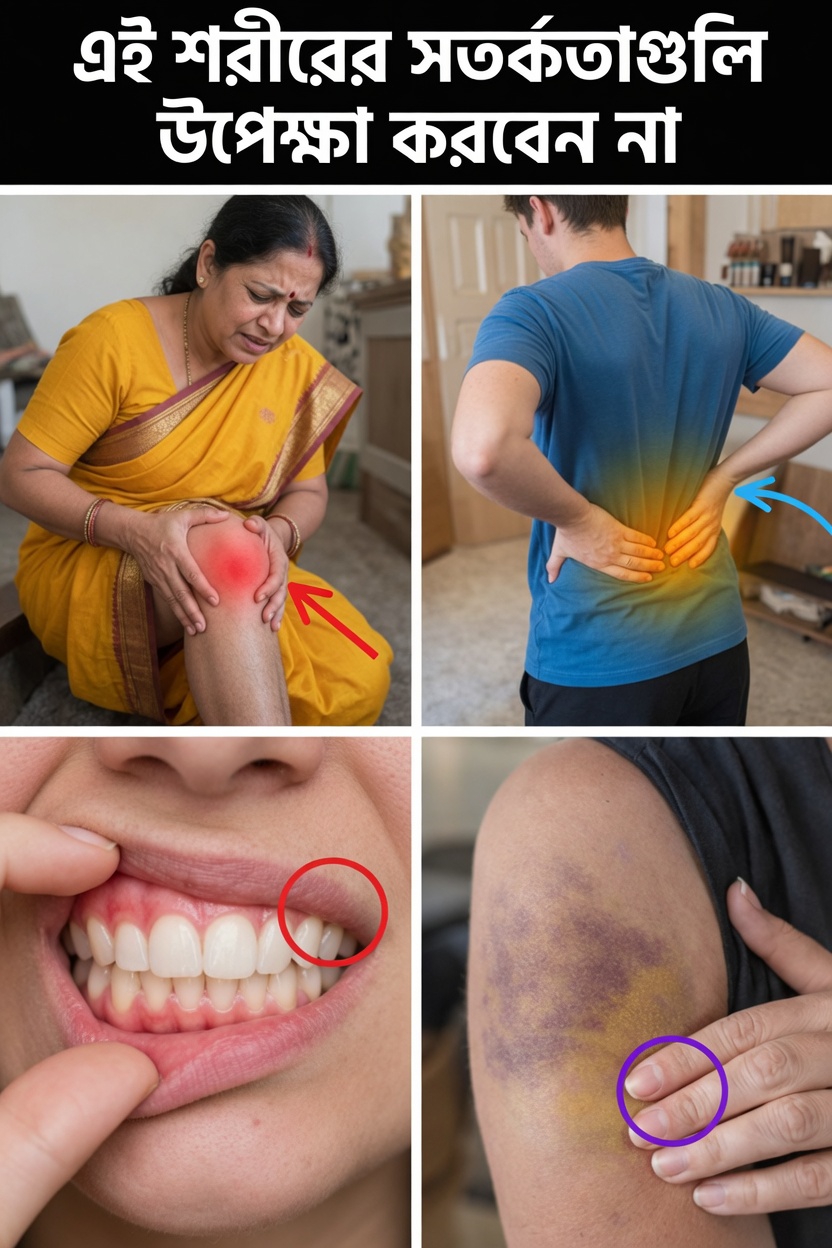 ৭টি বিস্ময়কর শারীরিক সংকেত যা গুরুতর স্বাস্থ্যসমস্যার ইঙ্গিত দিতে পারে, যা আপনার উপেক্ষা করা উচিত নয়