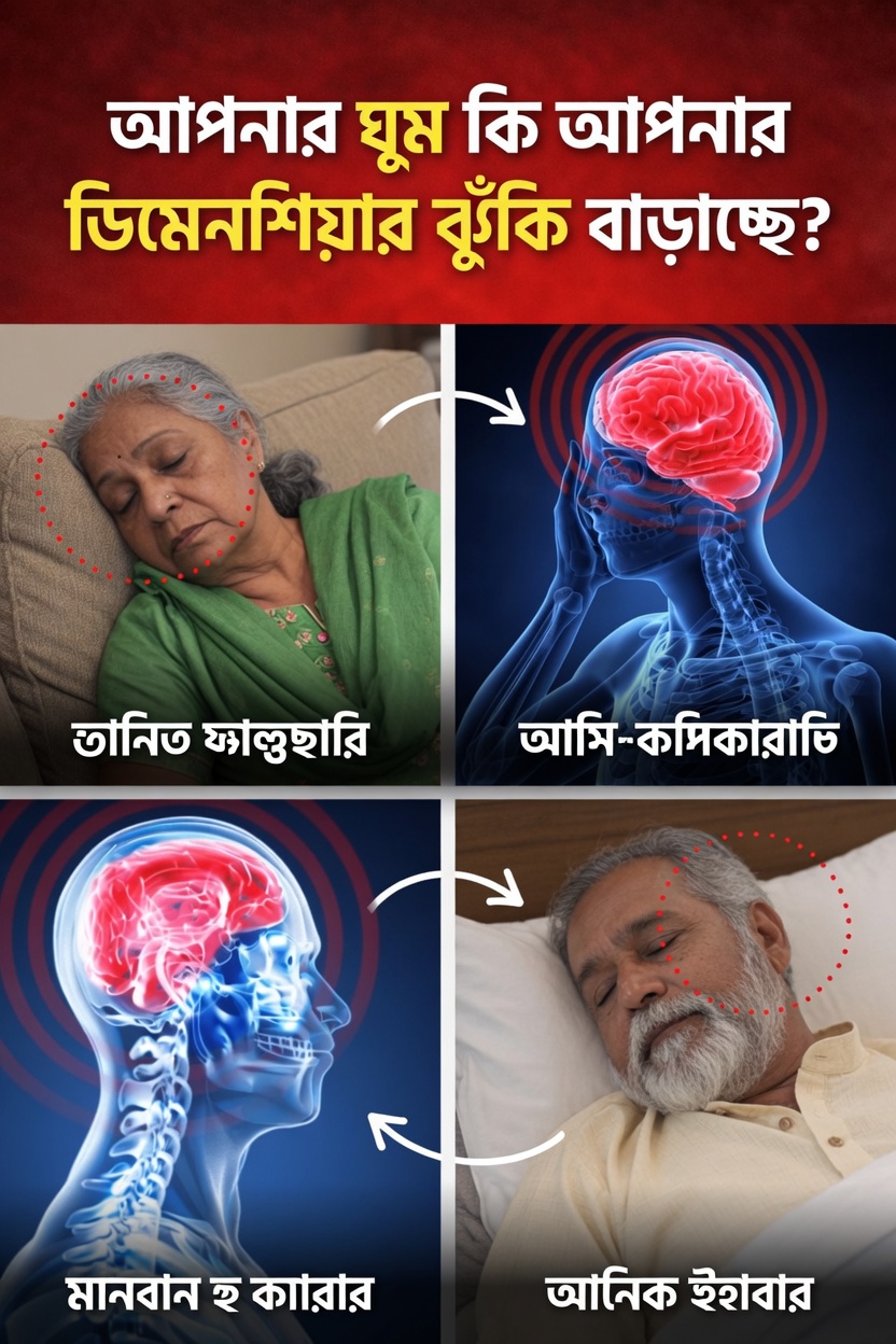 আপনার ঘুমানোর ভঙ্গি কি বয়স বাড়ার সঙ্গে সঙ্গে গোপনে আপনার স্মৃতিশক্তিকে প্রভাবিত করছে? প্রবীণদের যা জানা প্রয়োজন