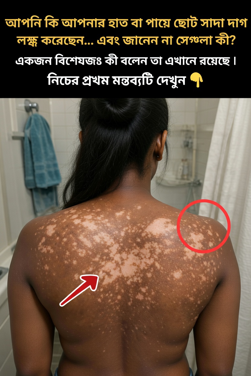 ত্বকে এই ছোট সাদা দাগগুলো কী?