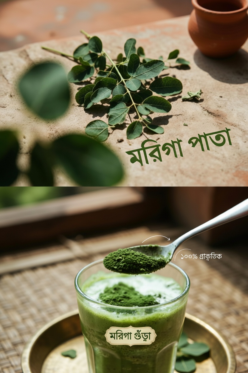 মরিঙ্গা পাতার গুঁড়ার সম্ভাব্য সুস্থতা-উপকারিতা অন্বেষণ: বিজ্ঞান যা নির্দেশ করে