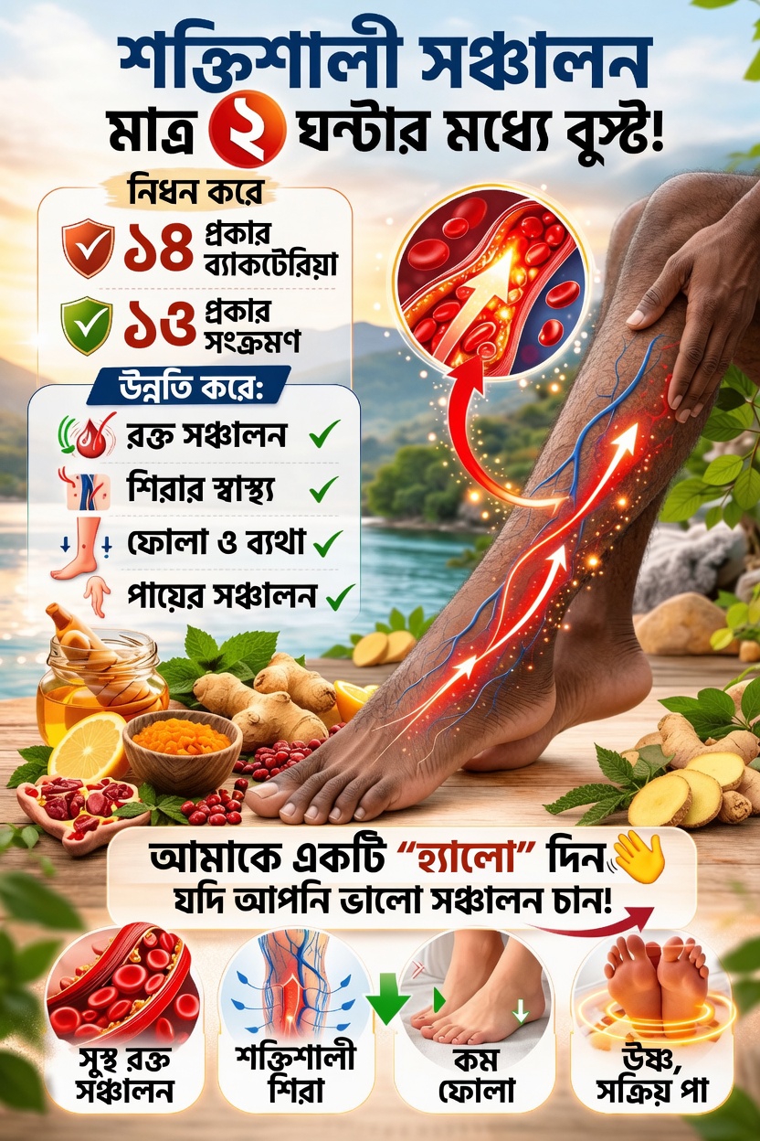 সিনিয়রদের জন্য #১ প্রাকৃতিক অভ্যাস: উন্নত রক্তসঞ্চালন সহায়তার জন্য রসুন ও আদা নিয়ে অনুসন্ধান