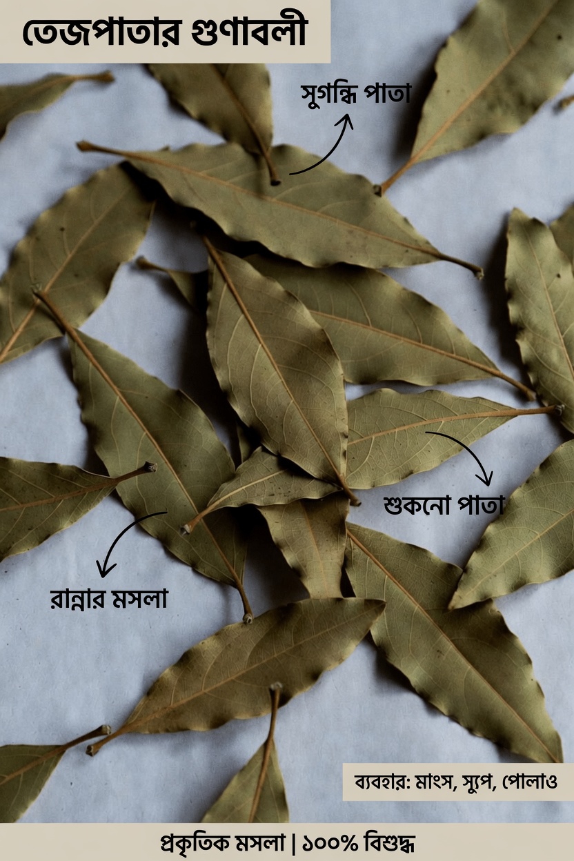 দৈনন্দিন জীবনে তেজপাতার সম্ভাব্য সুস্থতা-উপকারিতা অন্বেষণ