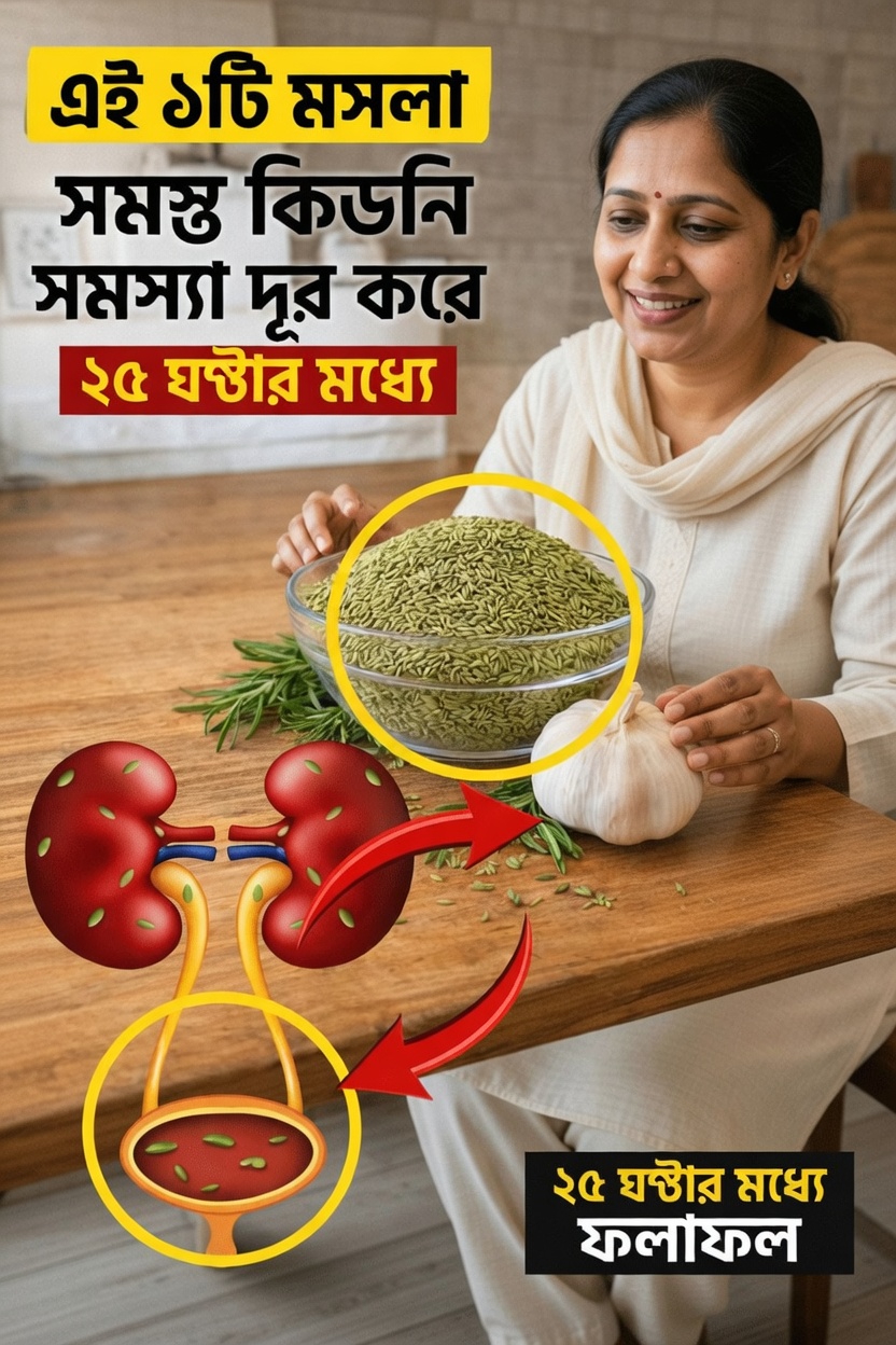 ৫টি প্রতিদিনের মসলা যা প্রাকৃতিকভাবে কিডনির স্বাস্থ্যে সহায়তা করতে পারে