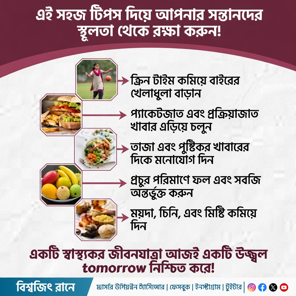 কেন শিশুদের জন্য কিছু খাবার সীমিত করার ওপর গুরুত্ব দেওয়া উচিত?