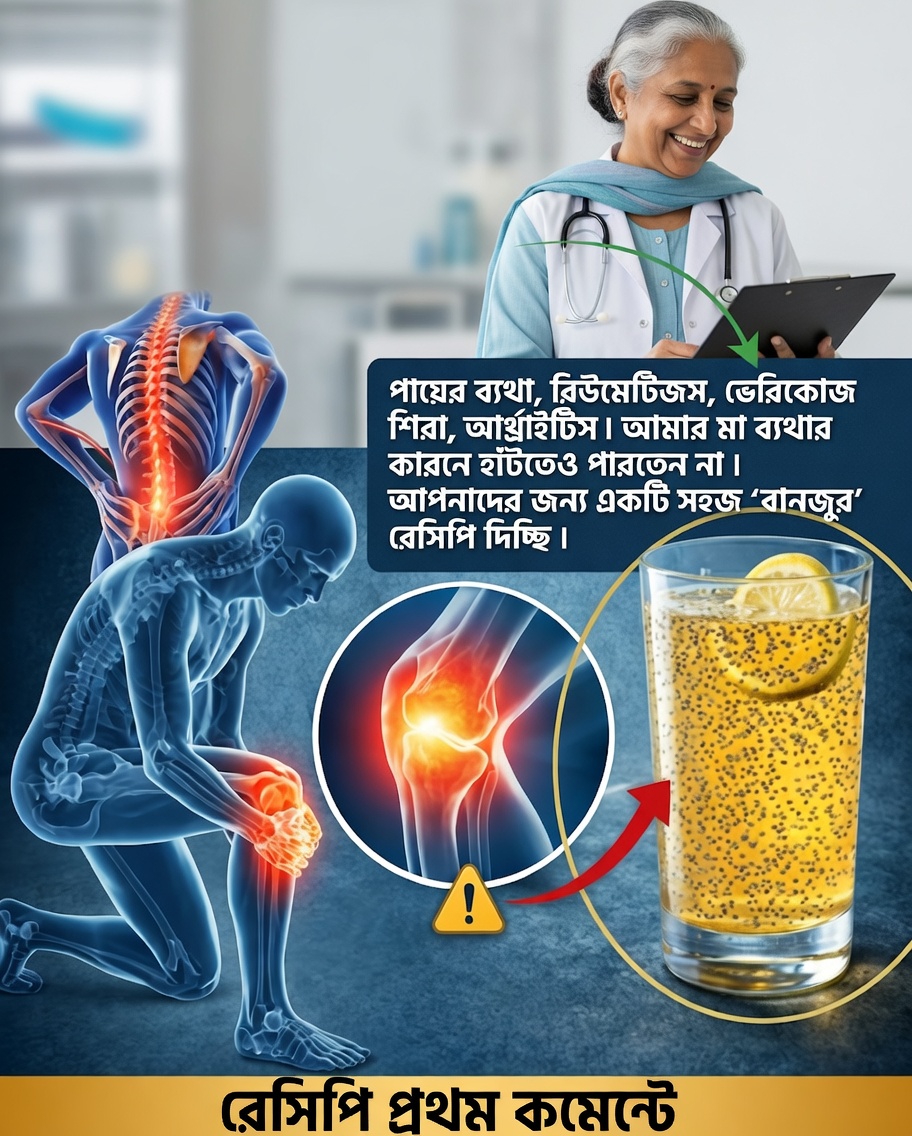 🌱 চিয়া জল: রক্ত সঞ্চালন উন্নত করা এবং পায়ের ব্যথা উপশমের প্রাকৃতিক রহস্য