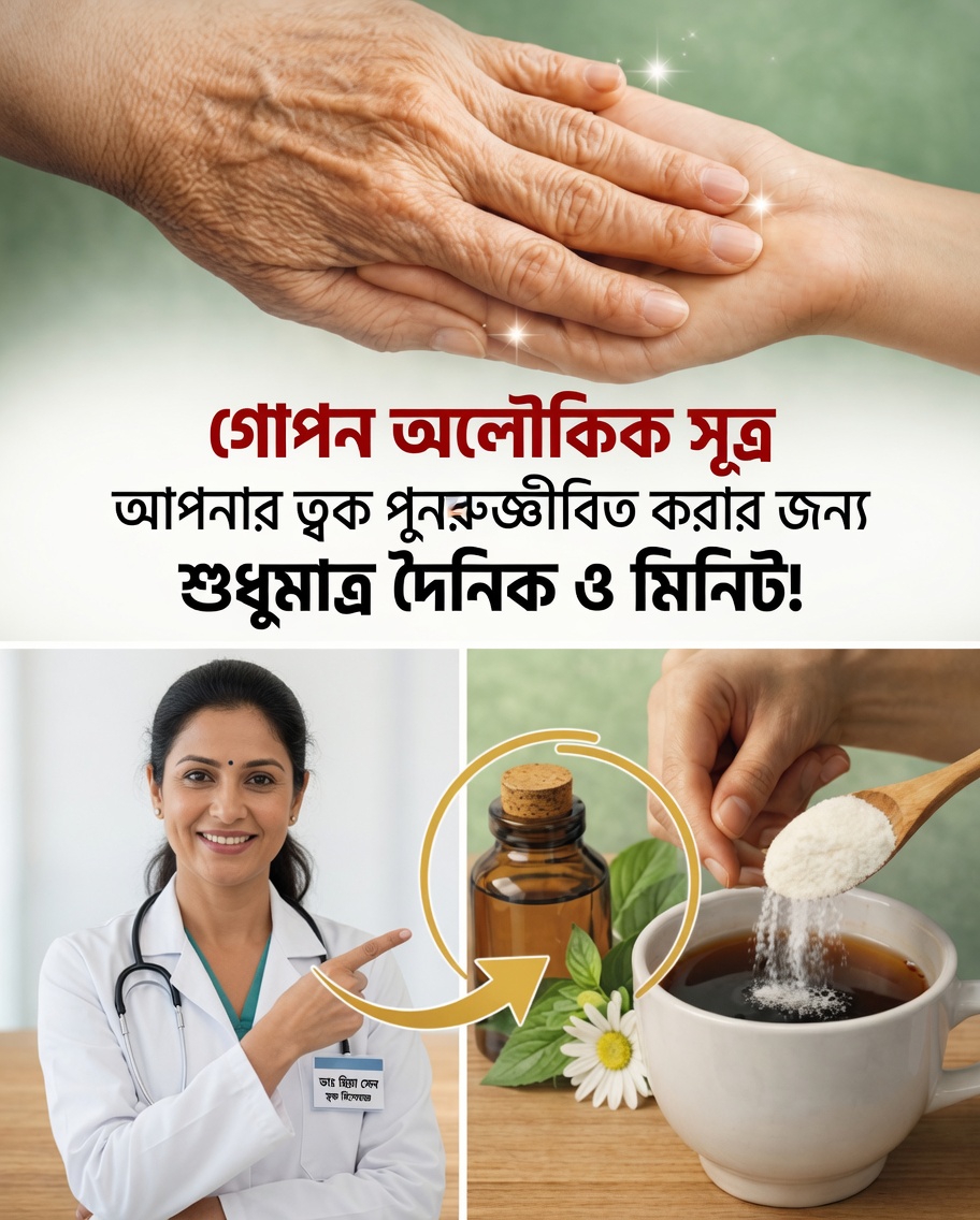 🌿 বয়স্কদের বলিরেখা কমাতে ৩ মিনিটের চিকিৎসা: একটি প্রাকৃতিক পদ্ধতি যা ক্রমশ আরও বেশি মানুষকে বিস্মিত করছে