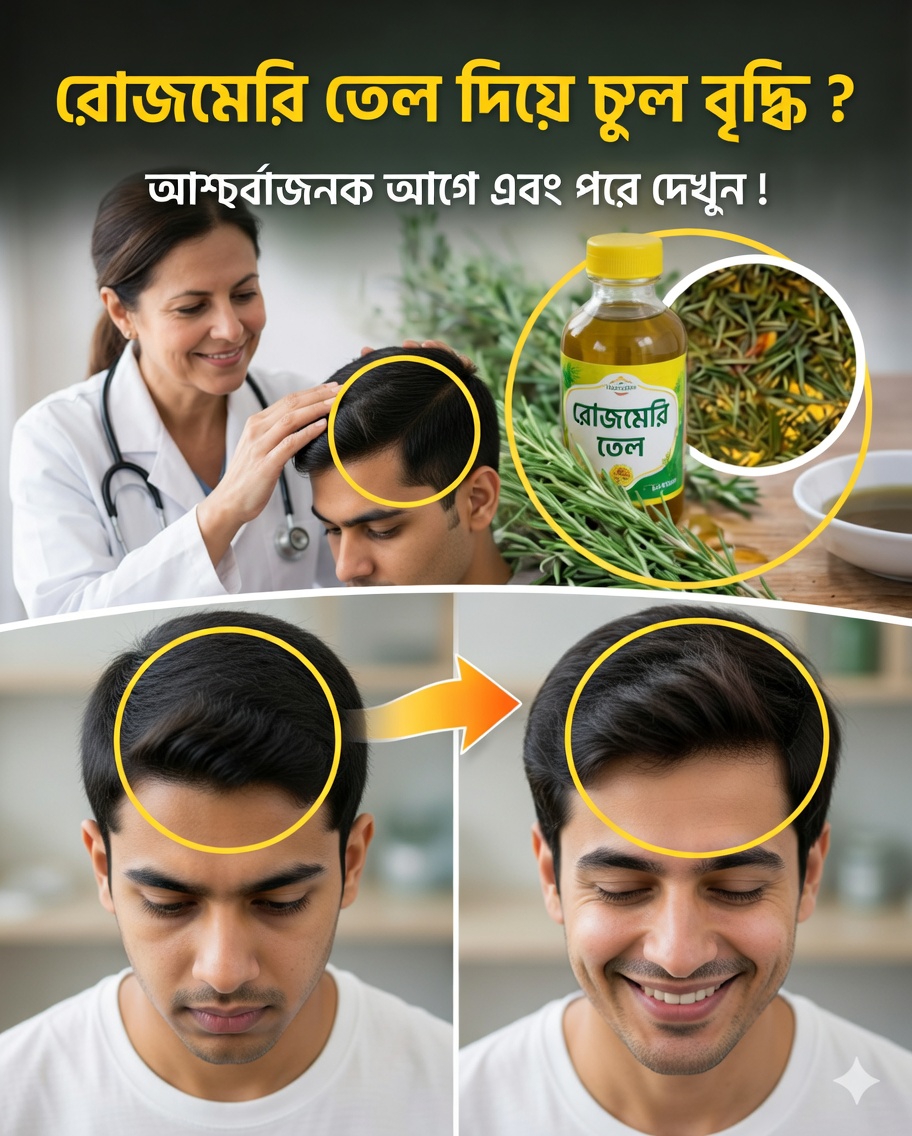 চুলের দ্রুত বৃদ্ধি উদ্দীপিত করতে কীভাবে রোজমেরি তেল প্রস্তুত করবেন