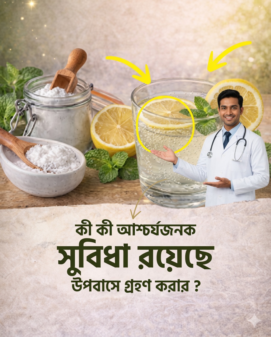 🍋 লেবুর পানির সঙ্গে বেকিং সোডা মেশালে আসলে আপনার শরীরে কী ঘটে?