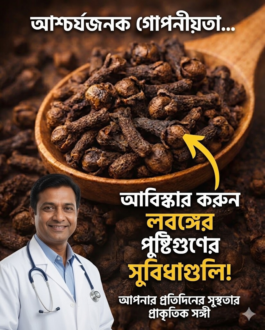 🌿 লবঙ্গ চিবানোর উপকারিতা: একটি ছোট অভ্যাস যা আপনার স্বাস্থ্যে বড় পরিবর্তন আনতে পারে