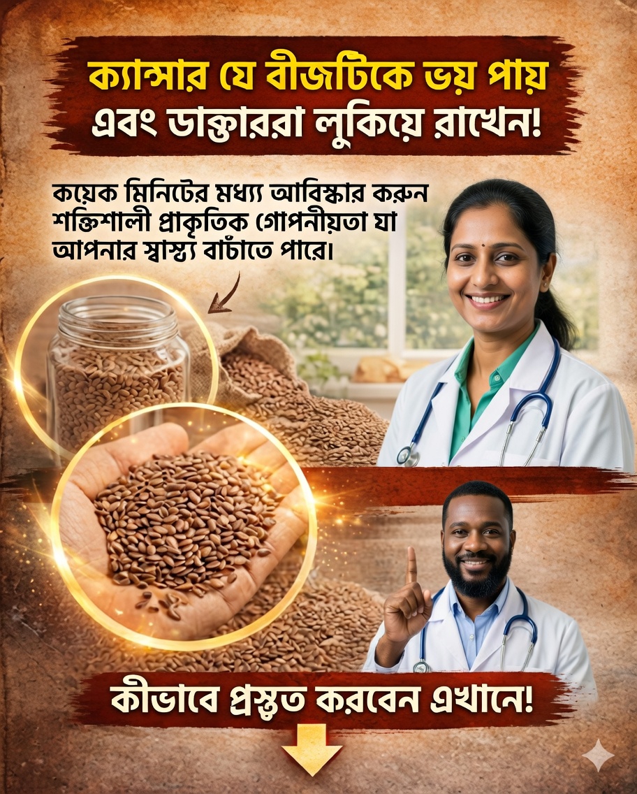 🌱 ধমনী পরিষ্কার করতে এবং হৃদ্‌স্বাস্থ্যের উন্নতিতে সাহায্যকারী ৫টি শক্তিশালী বীজ