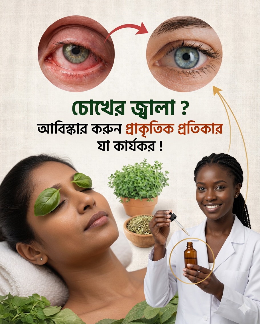 🌿 স্বাভাবিকভাবে পরিষ্কার দৃষ্টি ফিরে পান: চোখের স্বাস্থ্যের জন্য উদ্ভিদের কোমল শক্তি