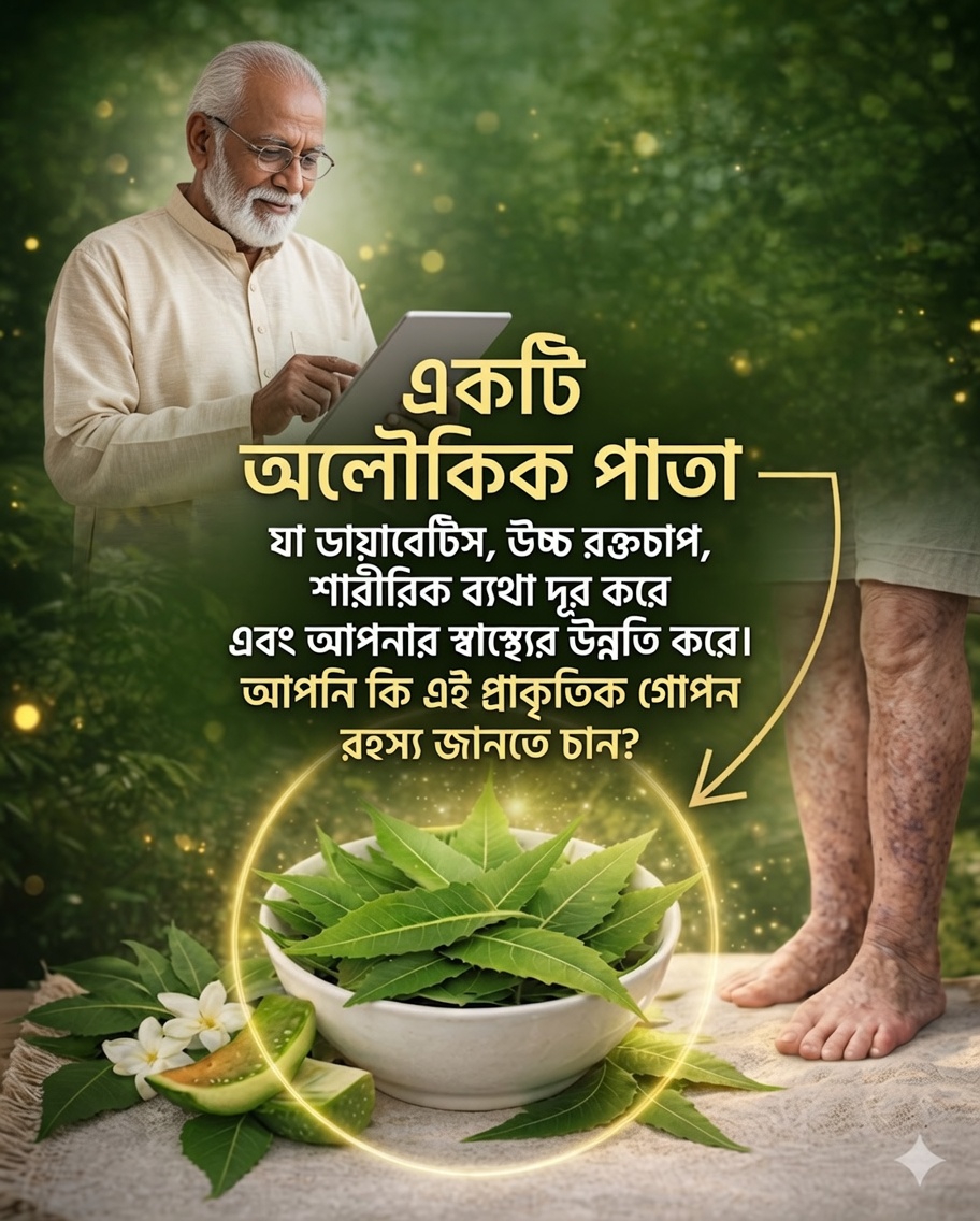 🌿 নিমপাতা: আপনার স্বাস্থ্য উন্নত করার জন্য শক্তিশালী প্রাকৃতিক প্রতিকার