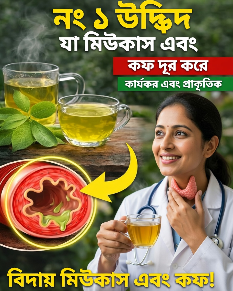 ঘরেই শ্লেষ্মা পরিষ্কার করতে সাহায্য করতে পারে যে হালকা গরম পানীয়