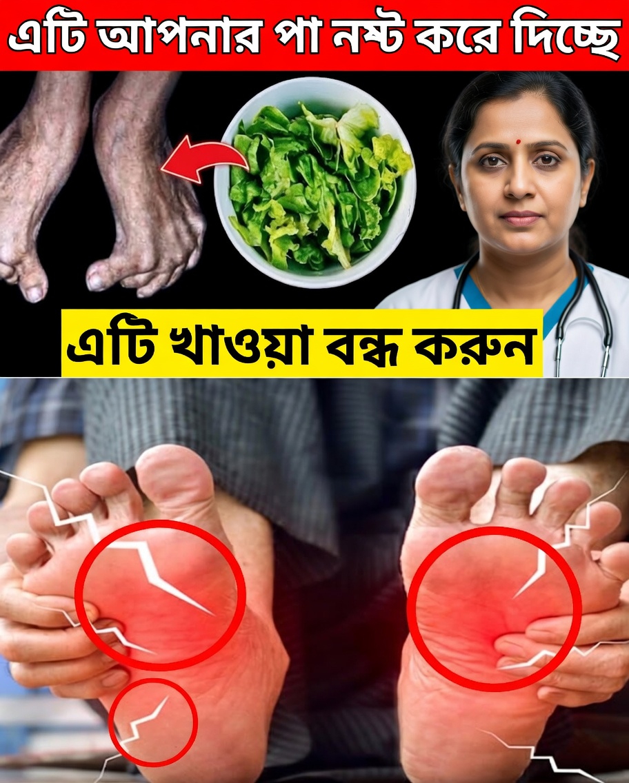 প্রবীণদের জন্য সতর্কতা: ১৫টি খাবার যা নীরবে পায়ের অবশভাব ও ঝিনঝিনে অনুভূতি আরও খারাপ করতে পারে
