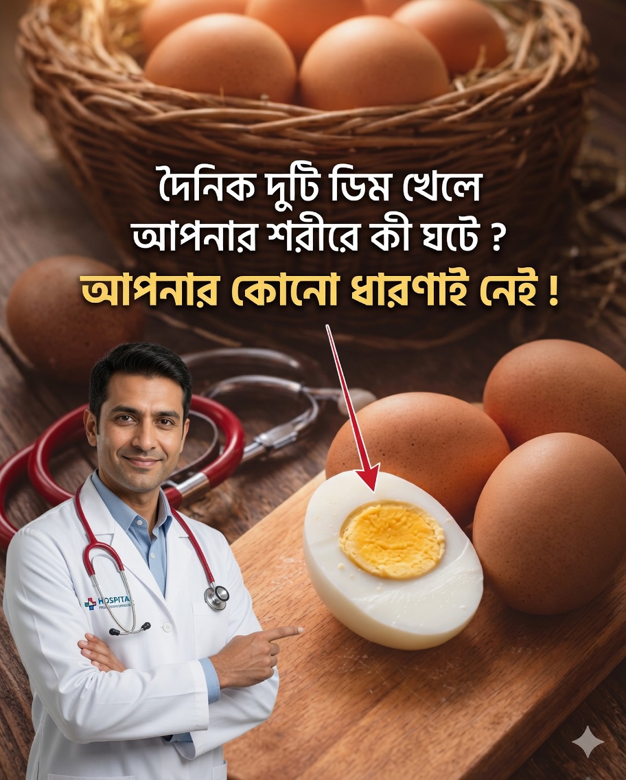 🥚 আপনি প্রতিদিন ডিম খেলে আপনার শরীরে কী ঘটে?