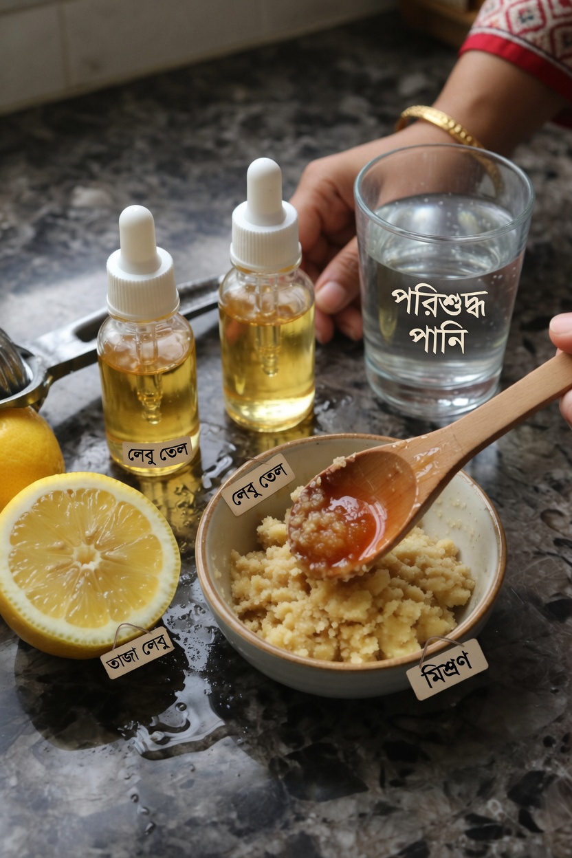 ৫০-এর বেশি বয়স? আপনার ত্বকের যত্নের রুটিনে ক্যাস্টর অয়েল, লেবু, আদা, মধু ও পানি কীভাবে মিশাবেন