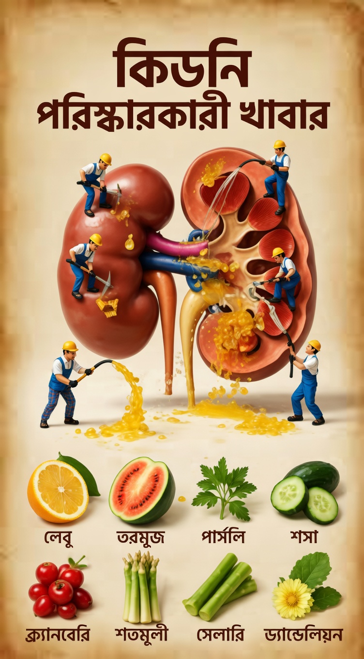 প্রাকৃতিকভাবে কিডনির স্বাস্থ্য ভালো রাখতে সহায়ক ৭টি সহজ দৈনন্দিন অভ্যাস ও খাবার আবিষ্কার করুন