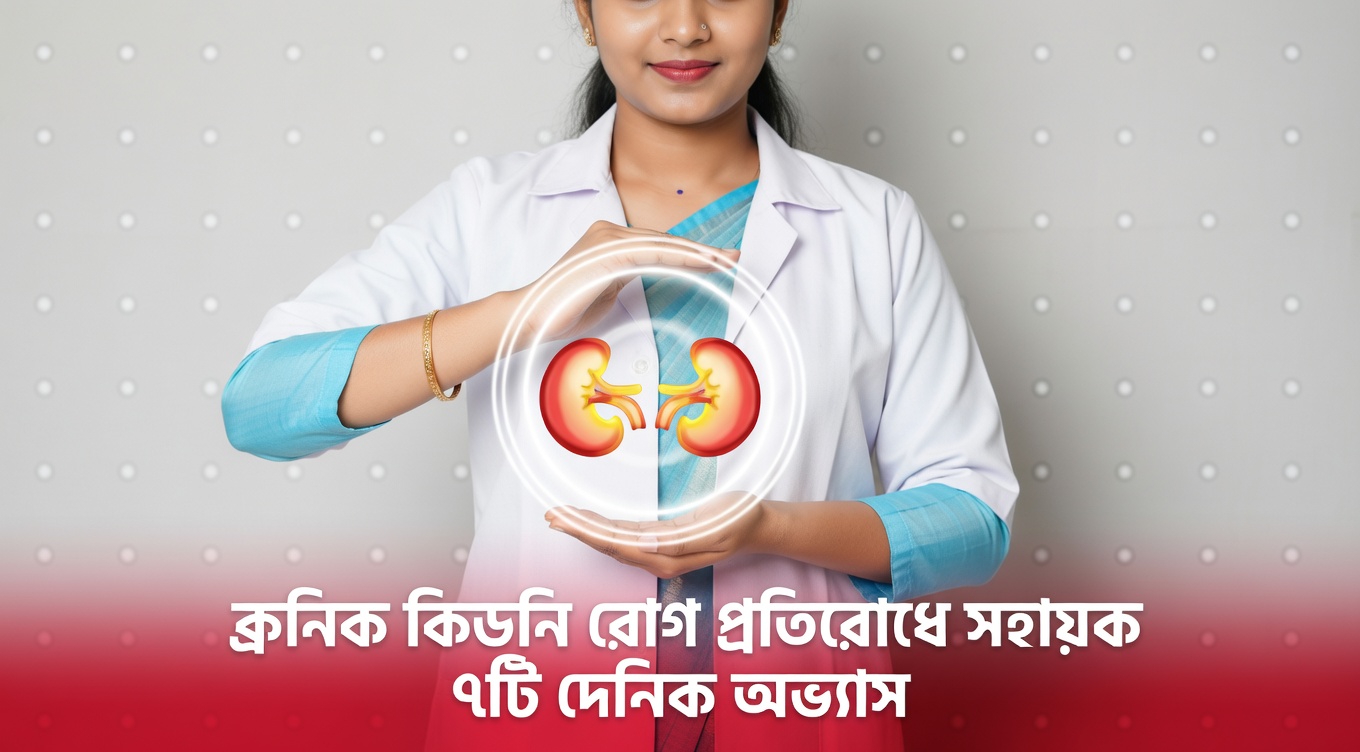 প্রাকৃতিকভাবে কিডনির স্বাস্থ্য ভালো রাখতে সহায়ক ৭টি সহজ দৈনন্দিন অভ্যাস ও খাবার আবিষ্কার করুন