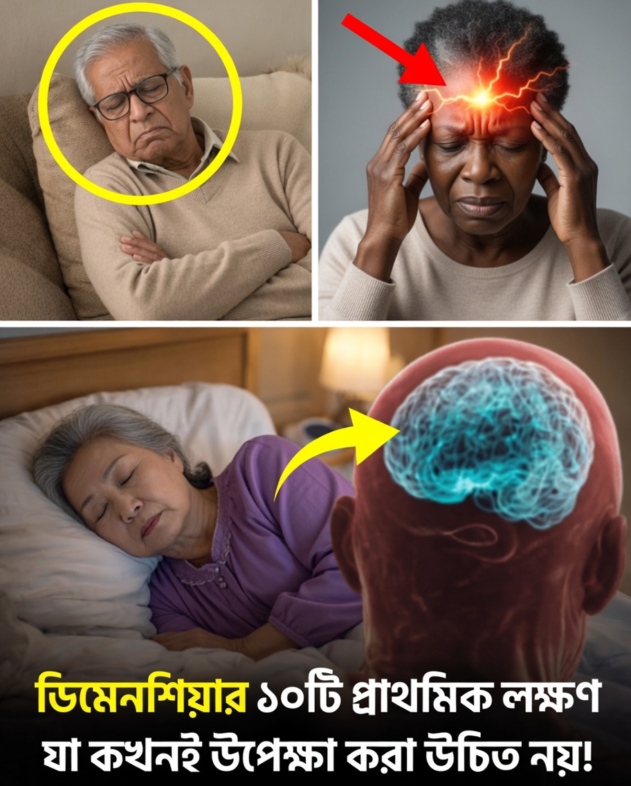 ডিমেনশিয়ার ১০টি প্রাথমিক লক্ষণ যা কখনোই উপেক্ষা করা উচিত নয়