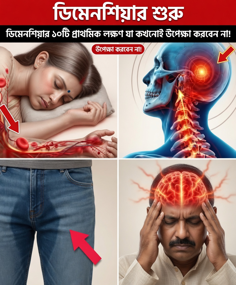 ডিমেনশিয়ার ১০টি প্রাথমিক লক্ষণ যা কখনোই উপেক্ষা করা উচিত নয়