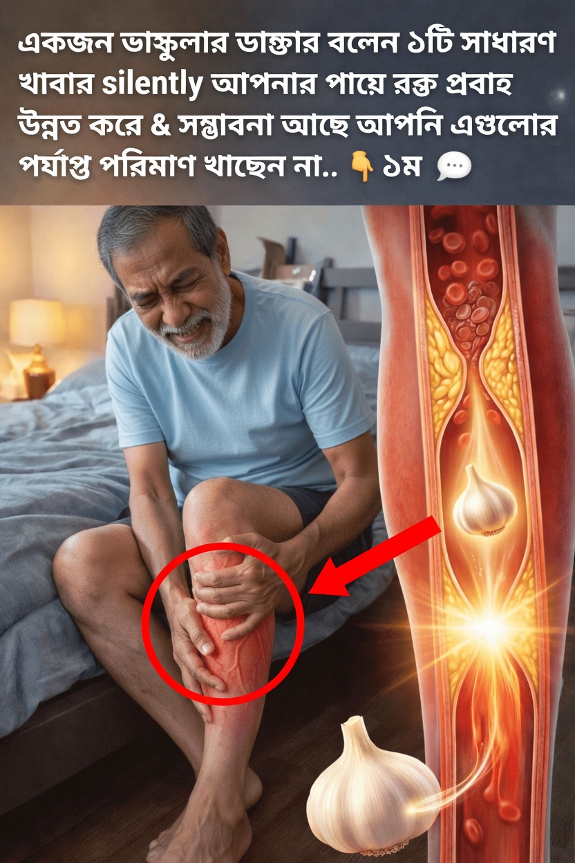 ৫টি দৈনন্দিন খাবার যা আপনার পায়ে ভালো রক্তপ্রবাহে সহায়তা করতে পারে – একজন ভাসকুলার চিকিৎসক তুলে ধরেছেন যে বিষয়টি অনেকেই এড়িয়ে যান