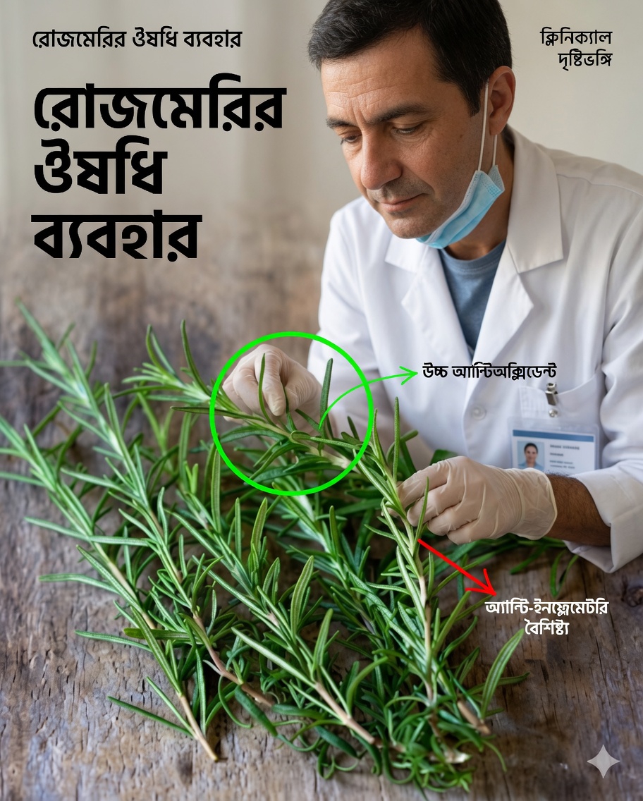 🌿 চুলের জন্য রোজমেরি তেল: চুলের বৃদ্ধি উদ্দীপিত ও চুল মজবুত করার প্রাকৃতিক রেসিপি