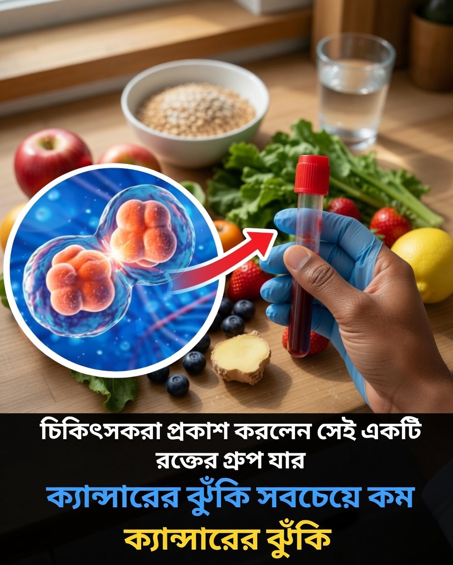 সাম্প্রতিক গবেষণা অনুযায়ী কোন রক্তের গ্রুপে ক্যান্সারের ঝুঁকি কম থাকতে পারে তা জেনে নিন