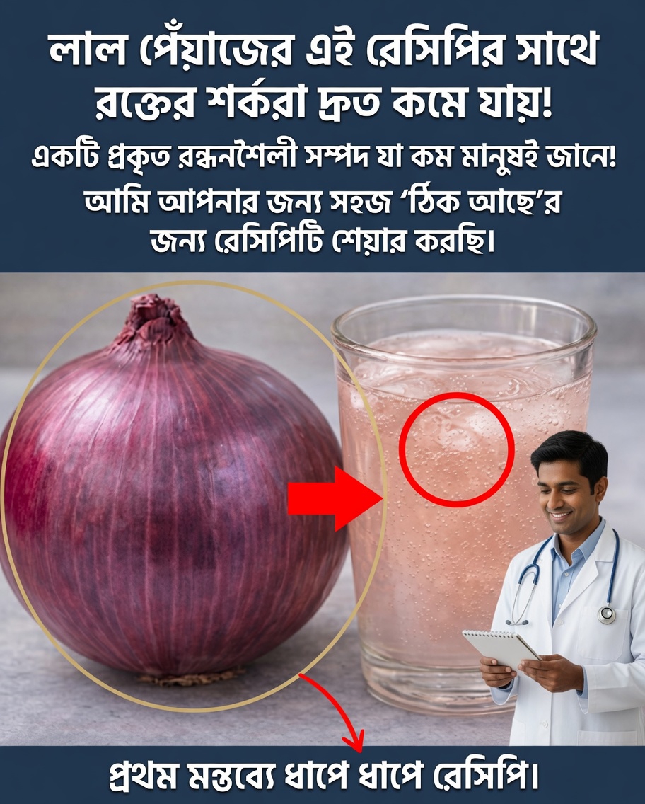 লাল পেঁয়াজ: রক্তে শর্করা নিয়ন্ত্রণে সাহায্য করার একটি প্রাকৃতিক সহায়ক