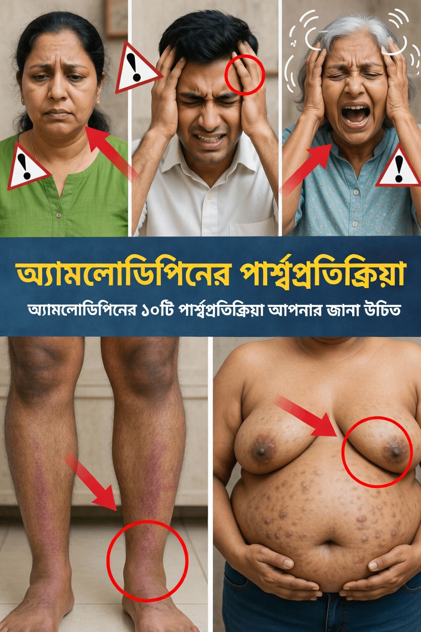 অ্যামলোডিপিনের পার্শ্বপ্রতিক্রিয়া সম্পর্কে আপনার যা জানা দরকার: ১০টি সাধারণ প্রতিক্রিয়া এবং কার্যকর ব্যবস্থাপনা কৌশল